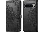 Google Pixel 8 Pro Cover - Similcuoio - Flip Cover Imoshion - Nero