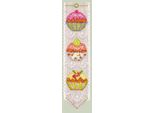 Segnalibro Le Bonheur Des Dames Kit Punto Croce Contato "The Cupcakes"", 5X20Cm"