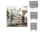 Vidaxl Comodino Grigio Sonoma 40X35X47,5 Cm - Comodini