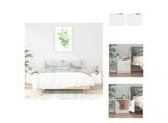 Vidaxl Comodini 2 Pz. Bianco 40X39X40 Cm - Comodini