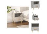 Vidaxl Comodino Grigio Cemento 40X35X47 Cm - Comodini