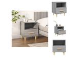 Vidaxl Comodino Grigio Sonoma 40X35X47 Cm - Comodini