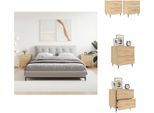 Vidaxl Comodini 2 Pezzi Rovere Sonoma 40X35X47,5 Cm Materiale A Base Di Legno - Comodini