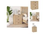 Vidaxl Comodino Rovere Sonoma 50X36X60 Cm Materiale Legno - Comodini
