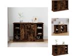 Vidaxl Credenza Rovere Fumé 100X35,5X60 Cm Materiale Legno - Credenze