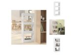 Vidaxl Libreria/Divisorio Bianco 40X30X103 Cm In Legno - Librerie E Scaffali