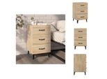 Vidaxl Comodino Rovere Sonoma 40X40X66 Cm Materiale Legno - Comodini