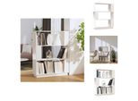 Vidaxl Libreria/Divisorio Bianco 80X25X101 Cm In Legno Di Pino Massiccio - Librerie E Scaffalature