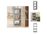 Vidaxl Libreria/Divisorio Grigio Sonoma 40X30X103 Cm Materiale A Base Di Legno - Librerie E Librerie