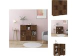 Vidaxl Libreria Marrone Effetto Rovere 90X30X90 Cm In Legno - Librerie E Scaffalature