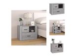 Vidaxl Comodino Grigio Sonoma 60X36X45 Cm Materiale A Base Di Legno - Comodini