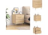 Vidaxl Comodino Rovere Sonoma 40X35X47,5 Cm Materiale Legno - Comodini