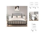 Vidaxl Comodini 2 Pz. Bianco 40X35X70 Cm - Comodini
