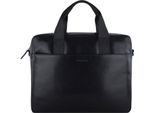 Bugatti Borsa Da Ufficio Borsa A Tracolla Con Scomparto Per Laptop Romano Briefcase Black Nero