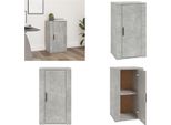 Vidaxl Credenza Grigio Cemento 40X33X70 Cm In Legno - Credenza - Credenza - Armadio - Armadio Portaoggetti