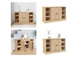 Vidaxl Credenza Rovere Sonoma 100X35,5X60 Cm In Legno - Credenza - Credenze - Armadio - Armadio Portaoggetti