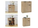 Vidaxl Credenza Rovere Sonoma 60X30X70 Cm In Legno - Credenza - Credenze - Mobile - Mobile Credenza