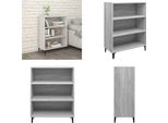 Vidaxl Credenza Grigio Sonoma 69,5X32,5X90 Cm Materiale A Base Di Legno - Credenza - Credenze - Armadio - Armadio Portaoggetti