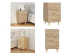 Vidaxl Comodino Rovere Sonoma 40X40X66 Cm In Legno - Comodino - Comodini - Armadio - Mobile Da Letto