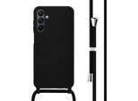 Samsung Galaxy A15/Samsung Galaxy A15 Custodia - Silicone - Imoshion Custodia Morbida/Manicotto Con Cinturino/Copertura Posteriore - Nero