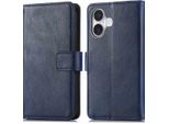 Custodia Per Cellulare Imoshion Per Apple Iphone 16 - Cover Flip A Libro - Blu Scuro