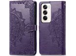 Oppo Reno 12 Cover - Pelle Finta - Flip Cover Imoshion - Viola