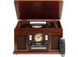 Victrola VTA-600B-MAH-INT Navigator 8V1 Gramofon HněDý