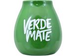 Tazza Mate In Ceramica Verde Mate - Verde - 350Ml