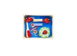 4Iq Set Di Strumenti In Legno Per Bambini 5In1 Coccinelle