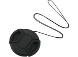 Inf Copriobiettivo Universale Con Cinghia Per Fotocamere Reflex Canon Nikon Sony Pentax 58 Mm