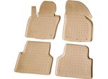 Tappetini In Gomma 3D Per Vw Tiguan 5N | Bj 2007 - 2016 | Beige Su Misura Con Bordo