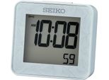Seiko QHL097L Sveglia Digitale Con Cronometro Al Quarzo Azzurro