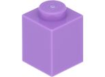 Lego® 10 Pezzi 3005 Mattoncini 1X1 Parte Basic 10 Lavanda Media