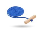 150 Cm Corda Da Slitta - Corda Da Trazione - 150 Cm - Con Occhiello Realizzata In Legno - Perfetta Come Corda Per Slitte, Bob E Slittini Per Bambini E Adulti