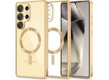Tech-Protect Magflex Magsafe Galaxy S25 Oro Ultra Lucido