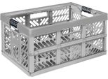 Keeeper 10297160000NN Keeeper Profi-Klappbox "Ben"", 45 Litri, Argento Chiaro"