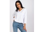 Rue Paris Camicetta Donna Egeredus Bianco S/M