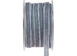 Nastro Decorativo Nastro Di Velluto Nastro Regalo Di Velluto Grigio 10Mm 20M Per Decorazione E Matrimonio