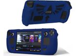 Inf Custodia Protettiva In Silicone Per Console Steam Deck Con Supporto Blu