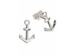 Paar Ohrstecker FIRETTI Schmuck Geschenk Silber 925 Ohrschmuck Anker, silber (silber, 925), Ohrringe, Damen, Silber 925 (Sterlingsilber)