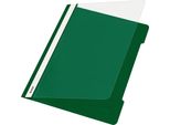 Leitz 4191-00-55 4191 Raccoglitore A Fogli Mobili - A4, Campo Di Etichettatura Lungo, Pellicola Pp, Verde