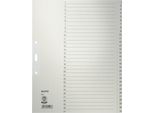 Leitz 1231-00-85 1231 Indice Numerico - 1-31, Carta, A4 Extra-Large, 31 Fogli, Grigio