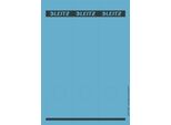 Leitz 1687-00-35 1687 Etichette Per Dorso Pc - Carta, Lunga/Ampia, 75 Pezzi, Blu