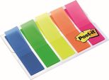 Post-It® 683HF5 Indice - 11,9 X 43,2 Mm, Colori Fluorescenti, 5X 20 Strisce, Astuccio