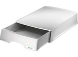Leitz 5210-00-85 5210 Vassoio Per Lettere Plus Con Cassetto, A4, Polistirolo, Grigio