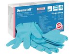 Guanti In Nitrile Dermatril 740 Gr.8 L.250Mm Blu Kcl Cat.Iii EN374