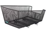Around 10017 Cestino Posteriore Per Bicicletta College Basic 52X31X22 Cm Con Fix-System A Maglie Strette, Nero