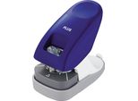 Cucitrice Plus Japan 31260 - Blu, Pinzatura E Foratura Senza Punti Metallici Allo Stesso Tempo