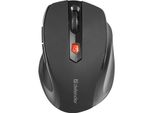 Mouse Defender Ultra Mm-315 Rf Black Optical 1600Dpi 6P