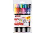 Edding 1200 Penne A Punta In Fibra Standard E Pastello Assortite (Blister Da 20)